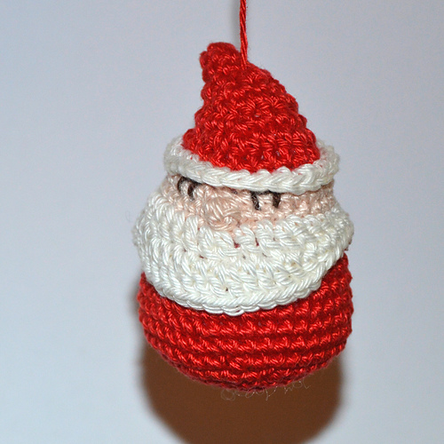 Santa tree ornament