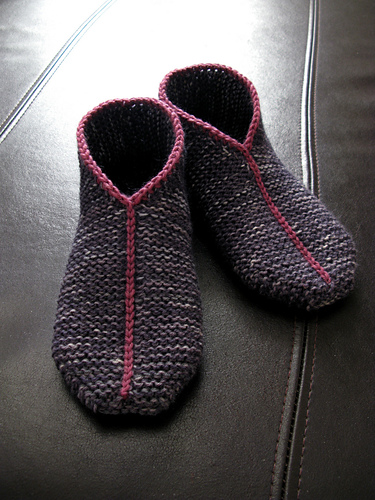Simple Garter Stitch Slippers photo 4