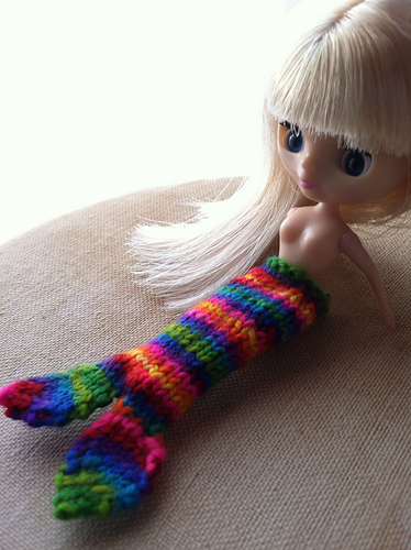 Mermaid Tail for Petite Blythe