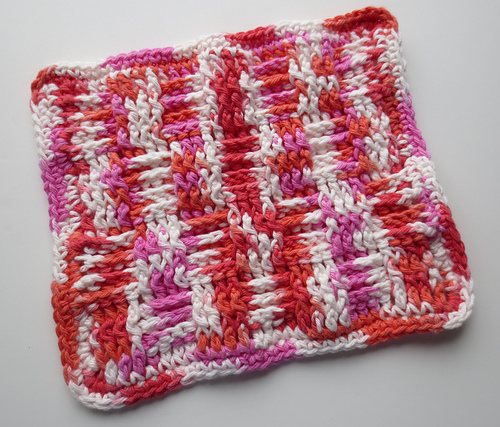 Basket Weave Dishcloth