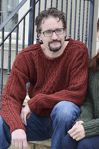 Started knitting about a year ago and just finished my second sweater ...
