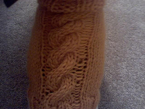 Single Cable Small Dog Sweater photo 4