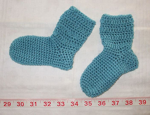 Baby Socks with Afterthought Heel