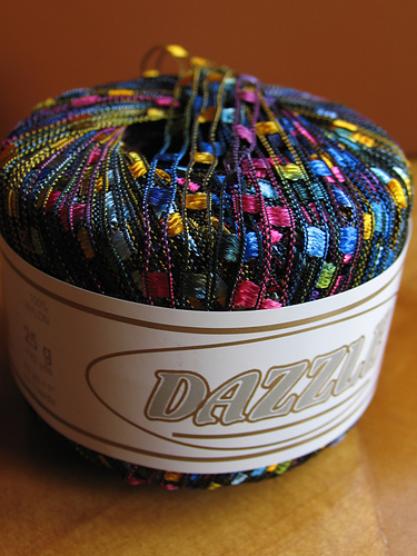 Fil à Tricoter Acrylique étincelant Knitting Fever - 100g / 40m - Pelote Neuve
