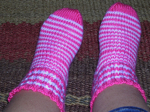 Pretty Stripe Socks
