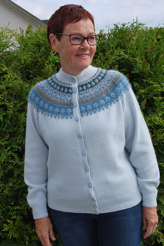 Blue Shimmer Cardigan