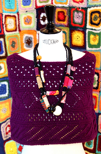 Deep Purple Capelet