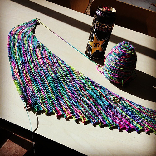 Ravelry FrancescasFiber's Electric koolaid acid test hitchhiker