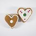 Gingerbread House 22, Heart pattern 