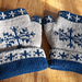 Doubleknit Snowflake Fingerless Gloves photo 3