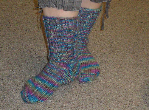 Easiest Bulky Socks Pattern Ever