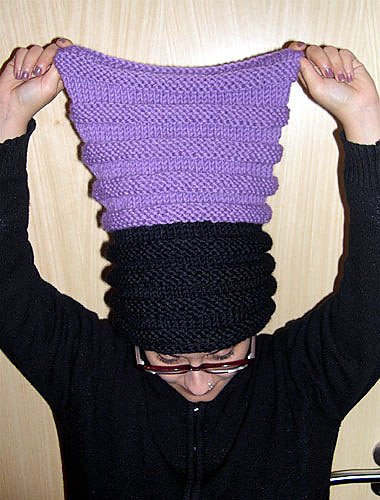 Uncoiled hat