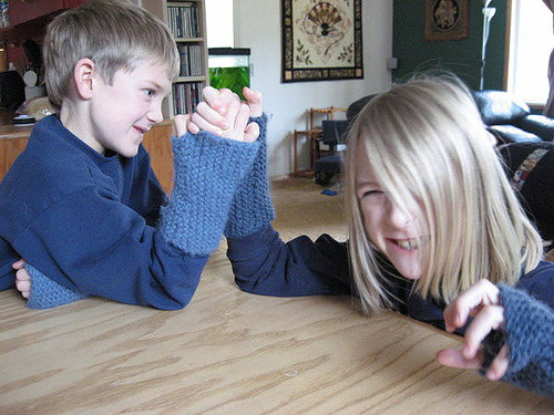 Rock Paper Scissors Mitts