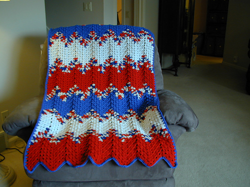 Granny Ripple Baby Afghan