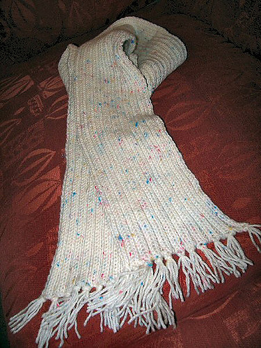Simple MK rib scarf