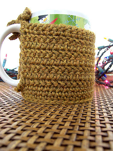 Crocheted Coffee Mug Cozy photo 4