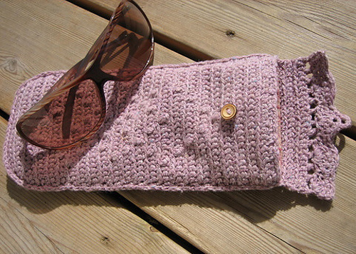 Running Stitch Eyeglass Case