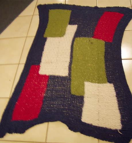 #35 Textured-Blocks Throw