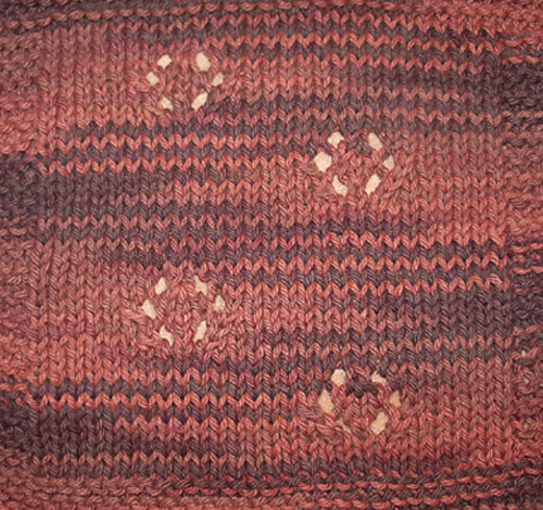 Cat Tracks Dishcloth