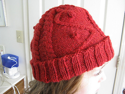 Hermione's Cable and Bobble Hat