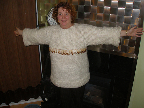 Garter Stitch and Stocking Stitch Sweater