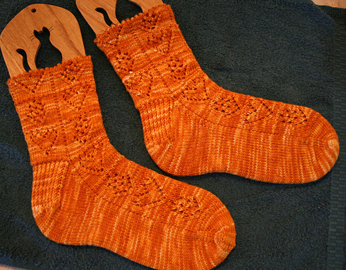 Hearts and Flowers Socks