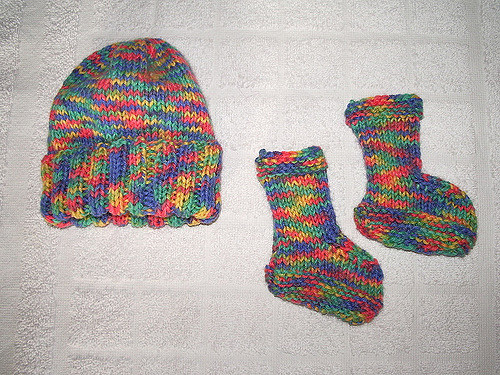 Preemie Cap and Booties