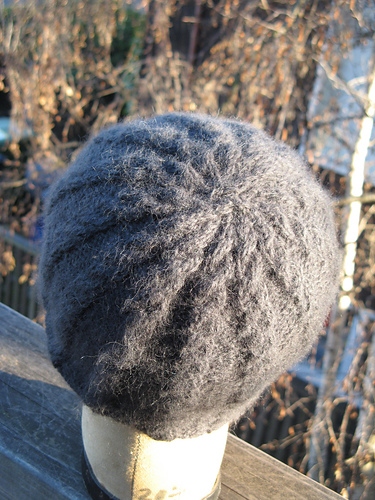 Cable Knit Vanilla Beanie