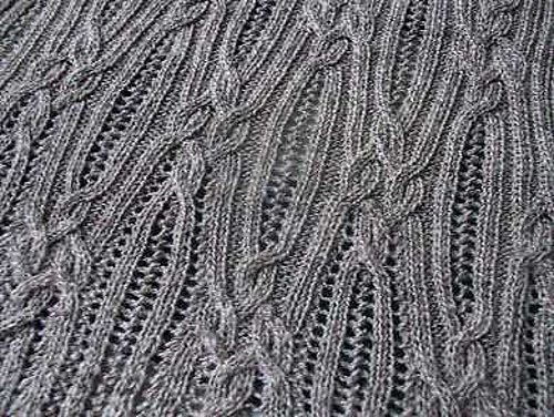 Ribbed Lace Pullover