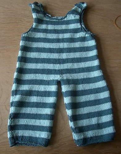 Baby-bukser med bærestykke