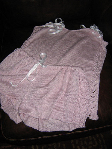 Angora Camisole and Shorts Set