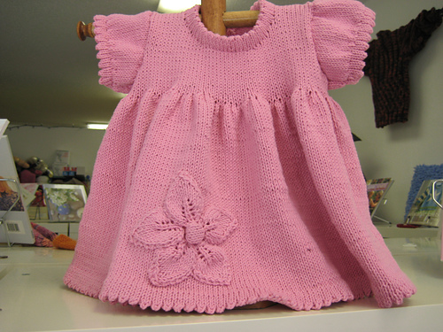 0004-1G Rose Dress with Flower
