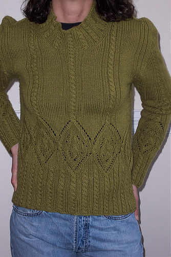 #18 Cable/Rib Pullover