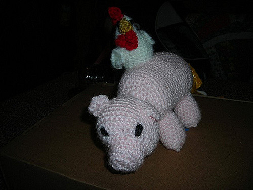 Piggyback chicken