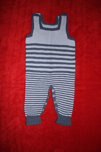 Striped Overalls