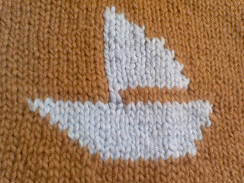 DIYKITTEN'S Easy Intarsia Baby Bib Pattern