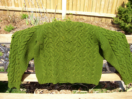 Ladies' Aran Turtleneck Pullover