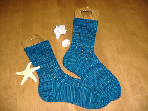 Porthole Rib Socks