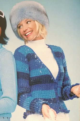 #14 Cabled V-Neck Cardigan