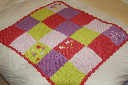 Springtime Patchwork Blanket