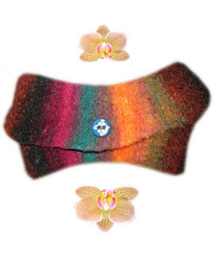 fancy felted clutch