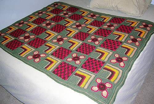 Crazy Quilt Coverlet