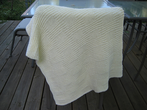 Rib & Garter Afghan & Pillow
