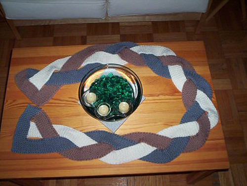 Braided Garter Scarf