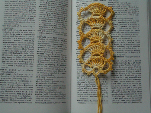 Green Bookmark