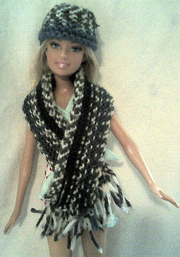 Garter Stitch Scarf and Hat