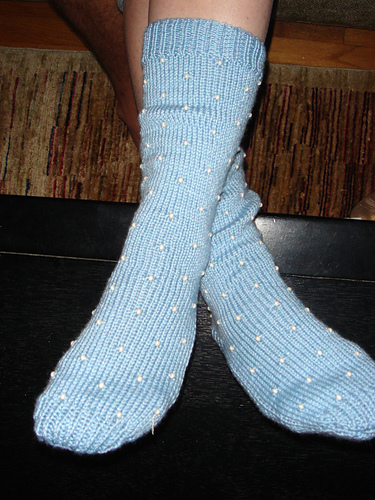 Beady Bed Socks