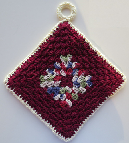Granny Stitch Potholder photo 1