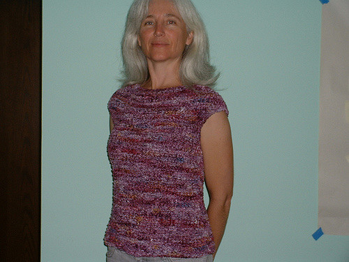 Trio cap sleeve top