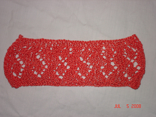Double Diamonds Lace Bookmark